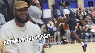 Bryce \& Bronny James DUNK CONTEST at Sierra Canyon Midnight Madness