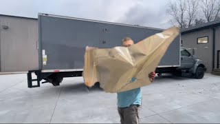 This Box Truck Repair video is the BEST! BIG hole patch!!