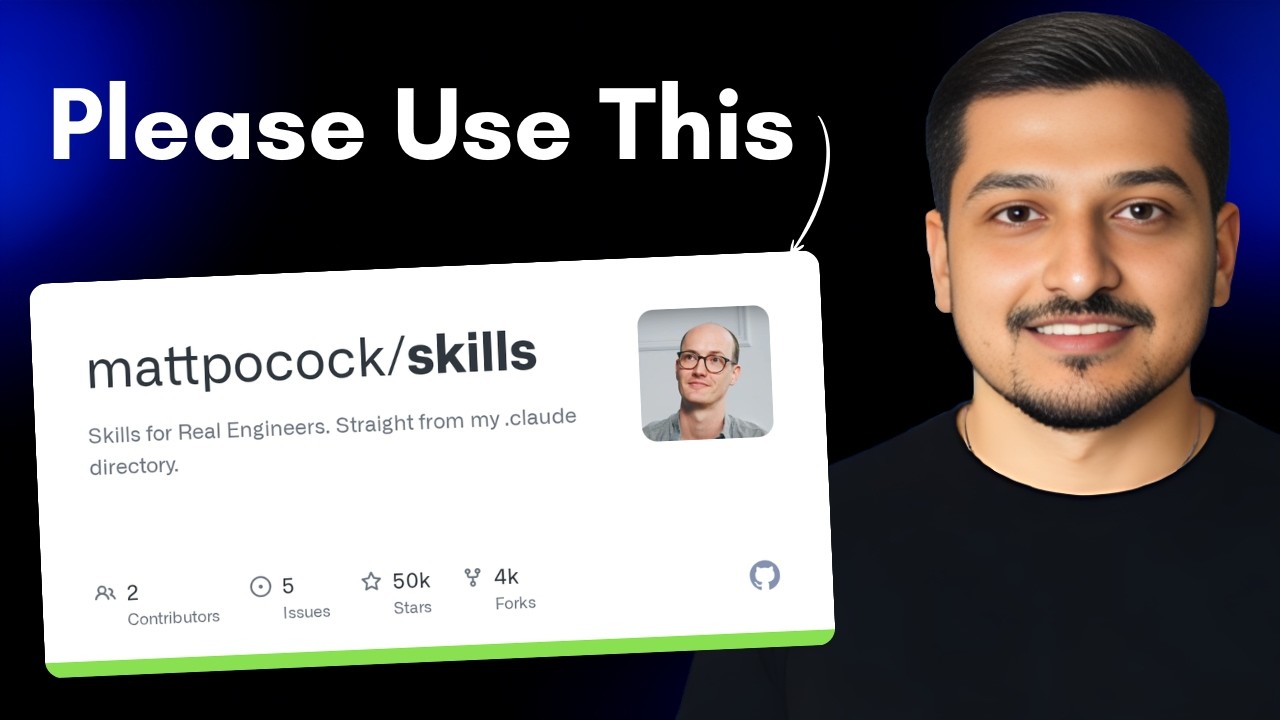 Matt Pocock's Skills Just Changed AI Coding Forever 🤯 - YouTube