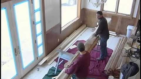 Log Circle Stairway laminated Handrail, built on site?