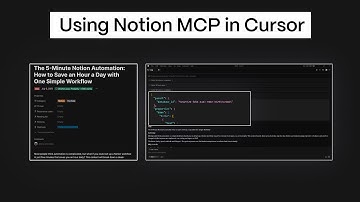 How to Use Notion MCP in Cursor - Build Your Second Brain