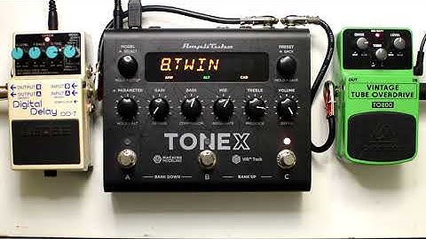 Usando o TONEX com Pedais.