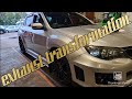 Subaru impreza STI exhaust transformation!!!