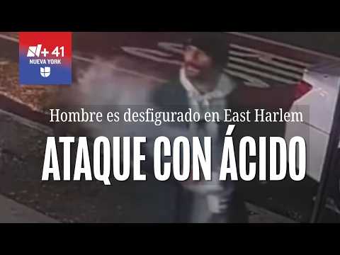 New York Alert: Acid attack against a man on an East Harlem street: 12PM News