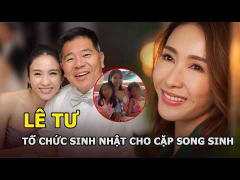 Video Lê Tư tổ chức sinh nhật cho cặp sinh đôi trên du... - youtube