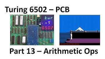 Turing 6502. Part 13 Arithmetic Operations.