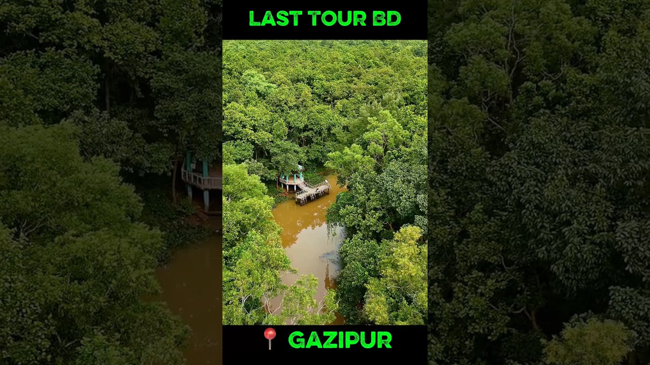 Gazipur Bangladesh | Bhawal National Park Drone View #nature #shorts