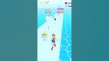 Makeover Run All Levels Android,iOS Gameplay Level #106 #shorts