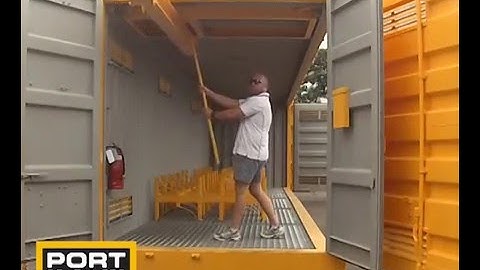 40ft Dangerous Goods Storage Container with Gantry - Port Shipping Containers