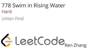 Leetcode 778 Swim in Rising Water