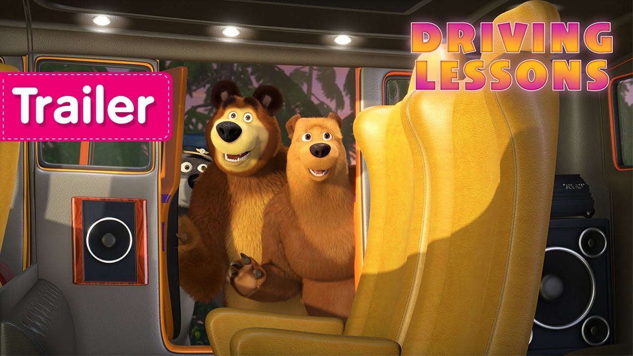 Masha And The Bear Driving Lessons 🚗 Trailer Youtube 