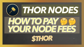 HOW TO PAY $THOR NODE FEES | THOR NODES PASSIVE INCOME WALKTHROUGH