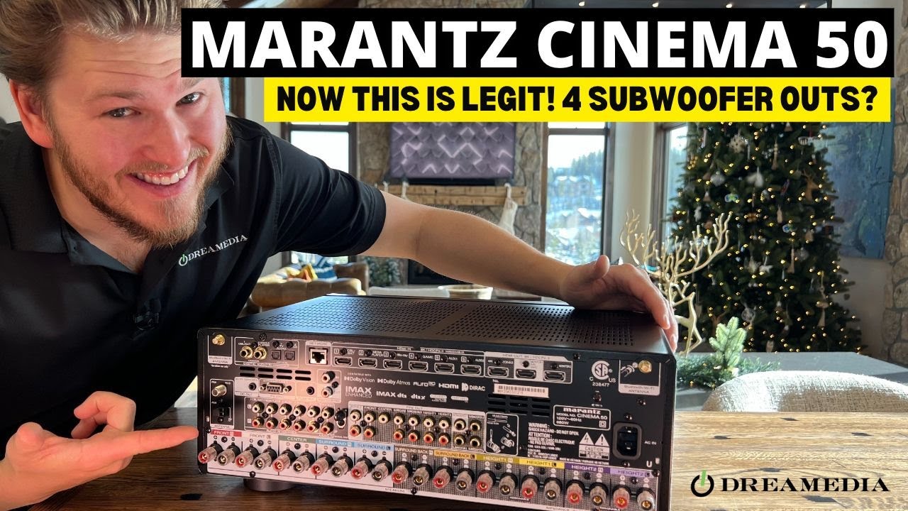 Marantz Cinema 50 9.4 Channel Home Theater AV Receiver w/ Dolby