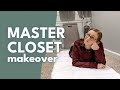 Master Closet Makeover + Organization | DIY Whitney