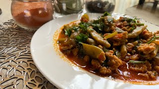 Стручковая фасоль с мясом / 15 мин и сытный обед готов