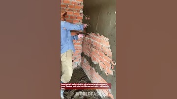 Brick Wall Plastering Process | Traditional Wall Rendering Technique