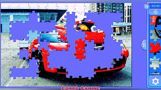 puzzle #1120 gameplay || hd sexiest red car jigsaw puzzle || @combogaming335