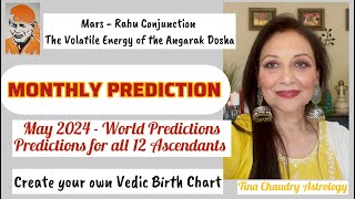 May 2024 Monthly Predictions for the World & all 12 Ascendants/Mars Rahu Conjunction