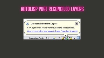 Unreconciled new layers exist in the drawing​ in  Autocad​