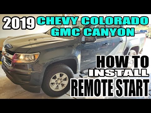 2017 - 2019 CHEVY COLORADO / GMC CANYON REMOTE START HOW TO USING FIRSTECH GMK2 T HARNESS