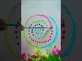 Colour  Mixing Rangoli 💫|#Satisfying#Fanny#Art #Trending#Shortsvideo #Viralvideo#Colors Mixing...🧡🤍💚