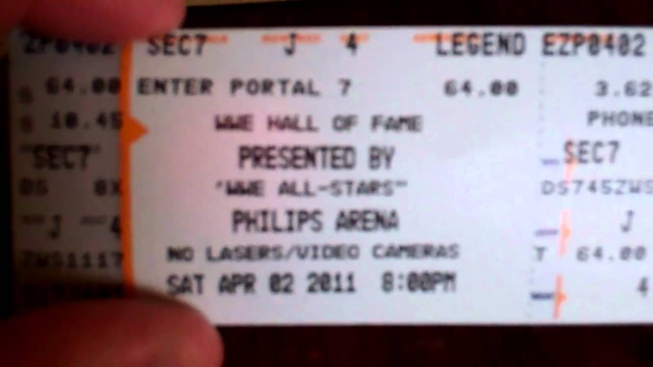 WWE Hall of Fame Ticketmaster Unboxing YouTube WWE Hall of Fame Ticketmaster Unboxing YouTube