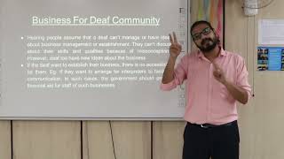 Sustainable Economic Opportunities for Deaf People