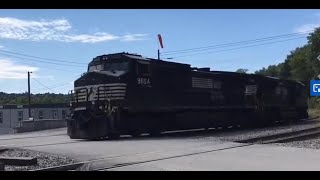 NS K81 entering Taylor And 11Z that broke a coupler
