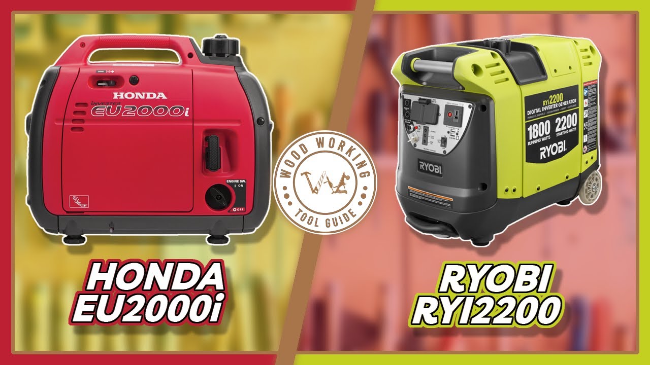 Generator Face-Off: Honda EU2000i vs. Ryobi RYI2200 | The Ultimate Woodworking Power Pick!