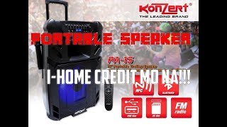 konzert portable trolley speaker