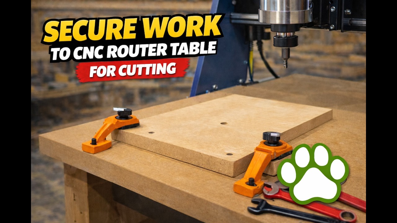 How to Secure Work to the CNC Table