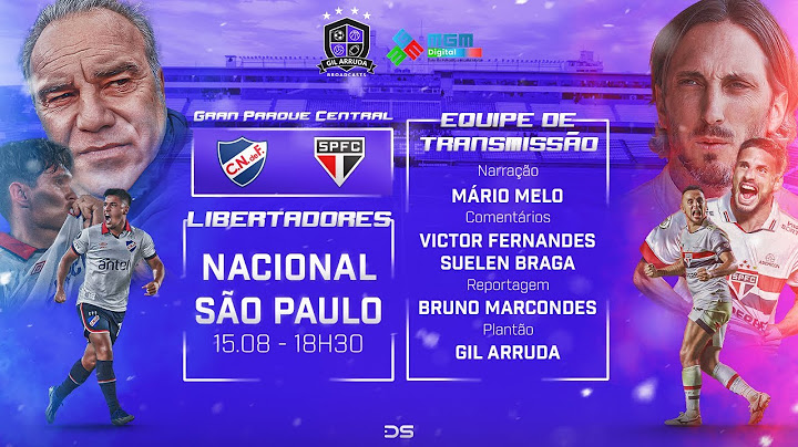 NACIONAL 0x0 SÃO PAULO - NARRAÇÃO 15/08/24