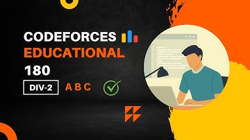 Educational Codeforces Round 180 | Video Solutions - A to C | by Vivek