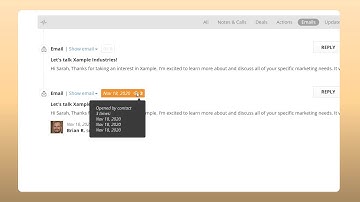 How to track emails in Gmail & Outlook using your CRM | OnePageCRM