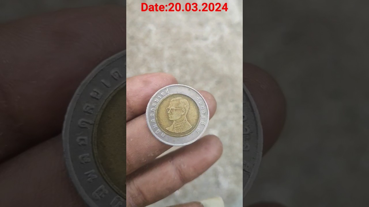 Thailand Coin 10 Baht 23 Indian Rupees YouTube Thailand Coin 10 Baht 23 Indian Rupees YouTube