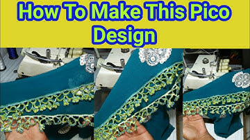How to make pico design no.25/new aur khobsorat design.