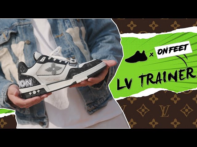 AJ3 Cements?! Louis Vuitton LV Trainer Sneaker Low Black/Grey (Review) 