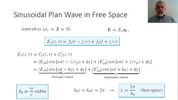 Chapter 11-b Sinusoidal Plane Wave in Free Space