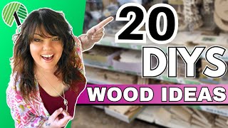 AMAZING Dollar Tree Wood Crafts for Any Space | Wood DIY Ideas