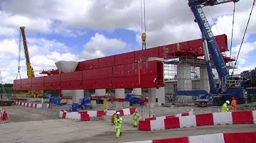 Mersey Gateway - MSS girder lift - July 2016