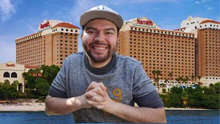 Staying At The Harrahs Casino In Laughlin, Nevada (Casino, Room Tour, Kid Friendly Casino)