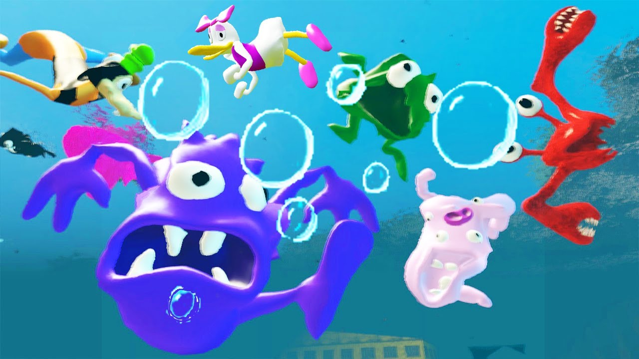 🌊 UNDER WATER NEW 3D SANIC CLONES MEMES SHADOW ROSE DONALD DUCK GOOFY