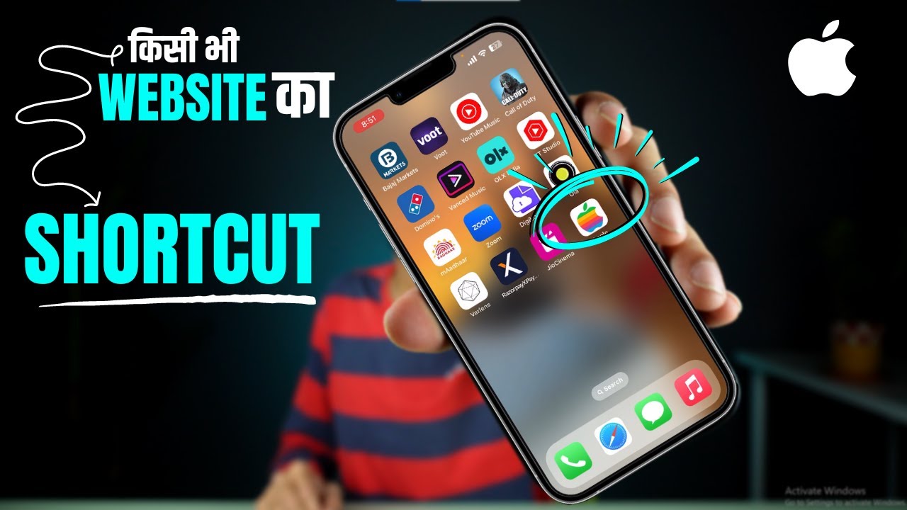 Create Website Webpage Shortcut On Home Screen In IPhone Turn Website