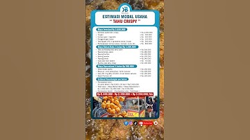 Thumbnail of Modal usaha tahu crispy / kalasan #belajarbisnis #ytshorts #modalusaha #usahasendiri #motivasibisnis