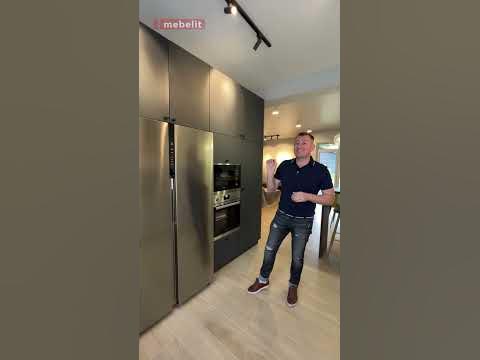 Как разместить большой отдельно стоящий холодильник в кухонном пенале ...