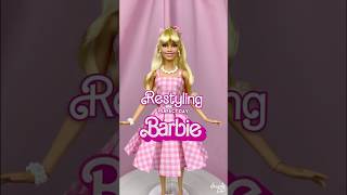 Perfect Day #Barbie Doll Hair Restyle Movie Accurate #DollMakeover ✂️ - Barbie The Movie #Shorts