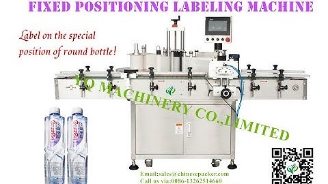 300ML labeling machine for water round bottle fixed point jar tin sticker labeler Etiqueteuse
