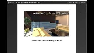 docdroid: 3ds Max 2022 software training course Pdf