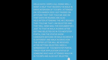 🙏PLZ NEED A HELP SELECTED BY TCS TOLD BY HR plzsend the screenshot  in mail deyp55690@gmail.com