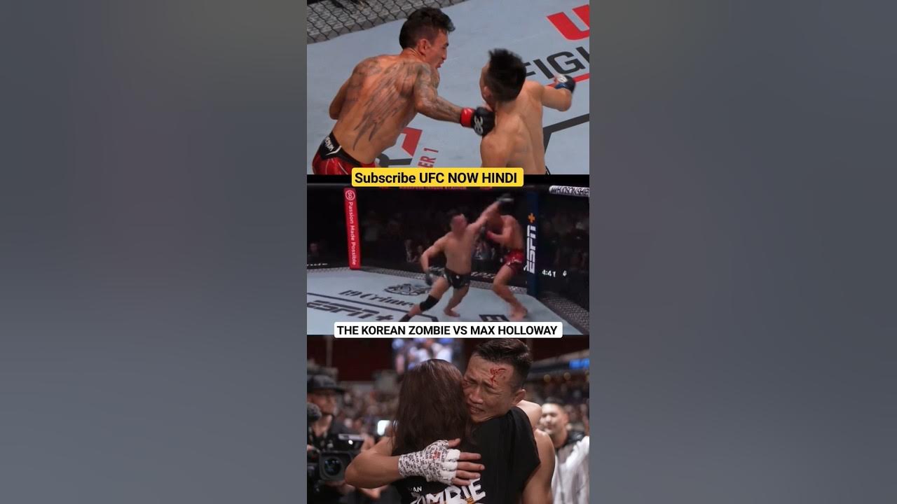 Max Holloway knocks out The Korean Zombie at UFC Fight Night